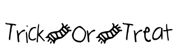 Trick-Or-Treat Font Image