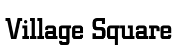 Village Square Font Image