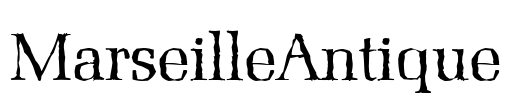 MarseilleAntique Font Image