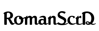 RomanScrD Font Image