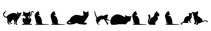 kitty cats tfb Font Image