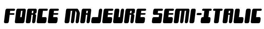 Force Majeure Semi-Italic