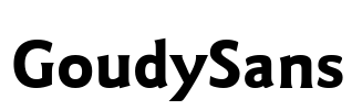 GoudySans Font Image
