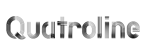 Quatroline Font Image