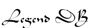 Legend DB Font Image