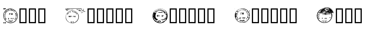 Dead Letter Office Twenty Nine Font Image