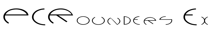 PCRounders Ex Font Image