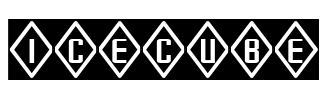 Icecube Font Image
