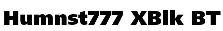 Humnst777 XBlk BT