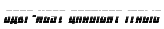 EAST-west Gradient Italic