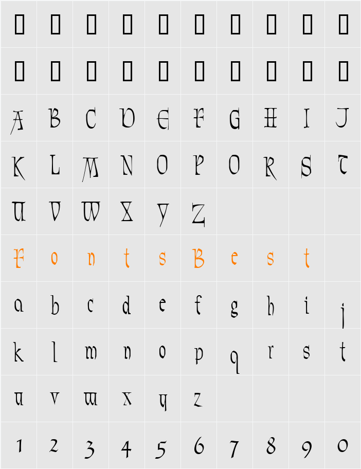 Marmyadose! Character Map