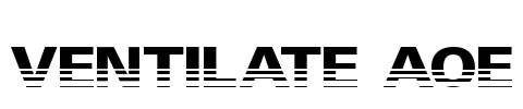 Ventilate AOE Font Image