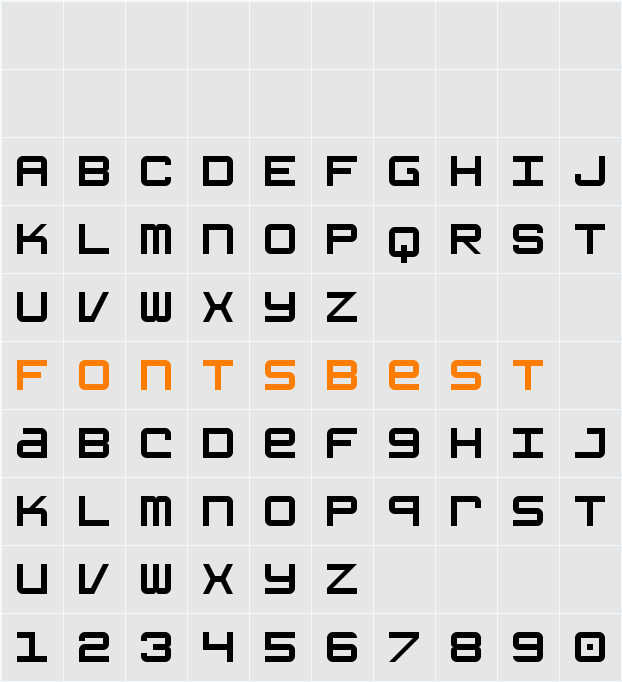 Grishenko Opiyat NBP Character Map