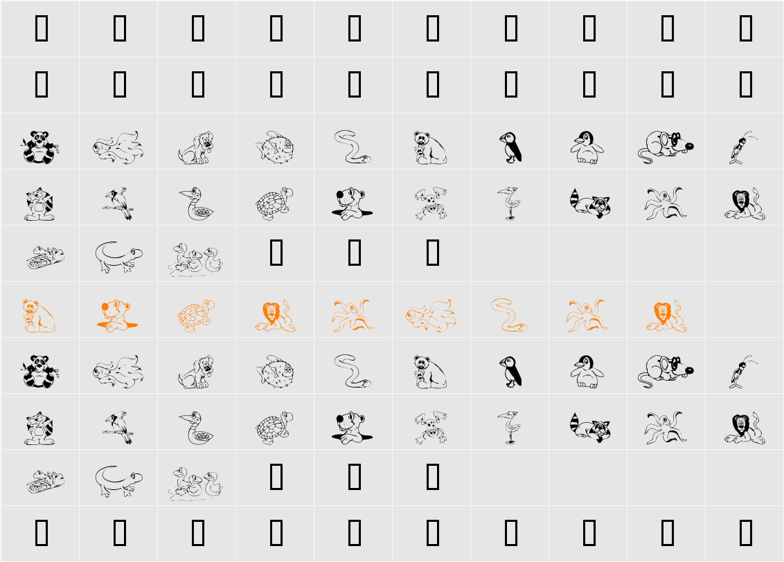 KR Lil Buddies Character Map