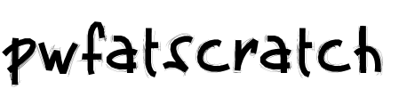 PWFatscratch Font Image