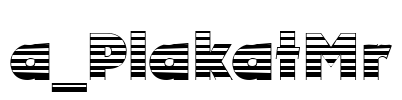 a_PlakatMr Font Image