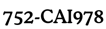 752-CAI978