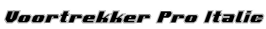 Voortrekker Pro Italic