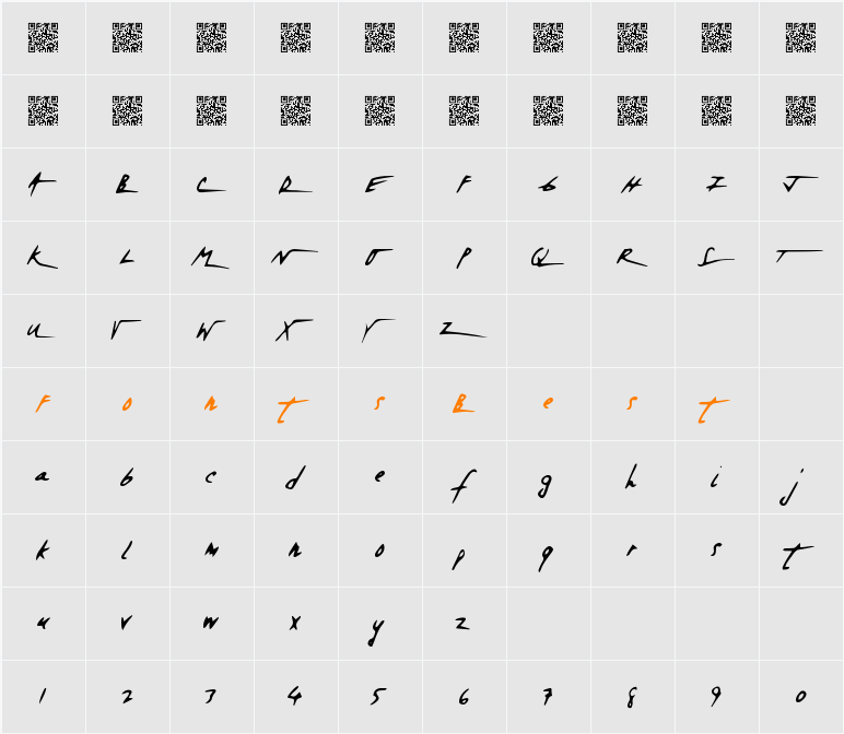 SpaceZombie Character Map