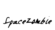 SpaceZombie Font Image
