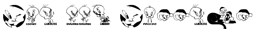 Totally Tweetie Font Image