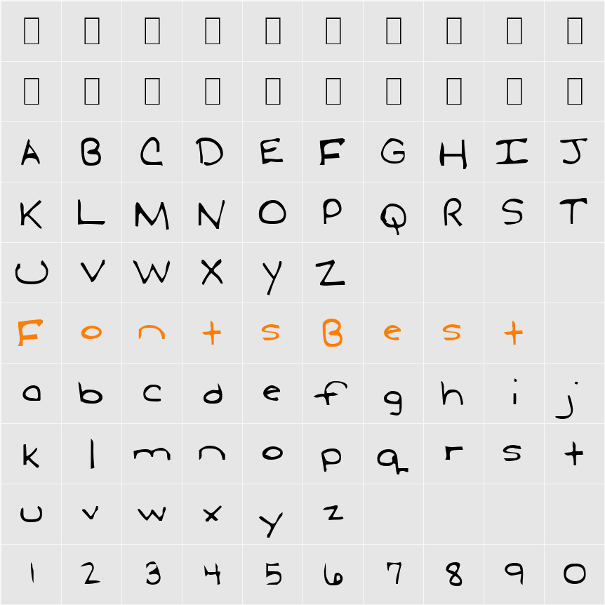 Ludwig LooseBraids Character Map