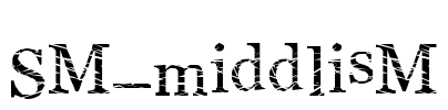 SM_middlisM Font Image