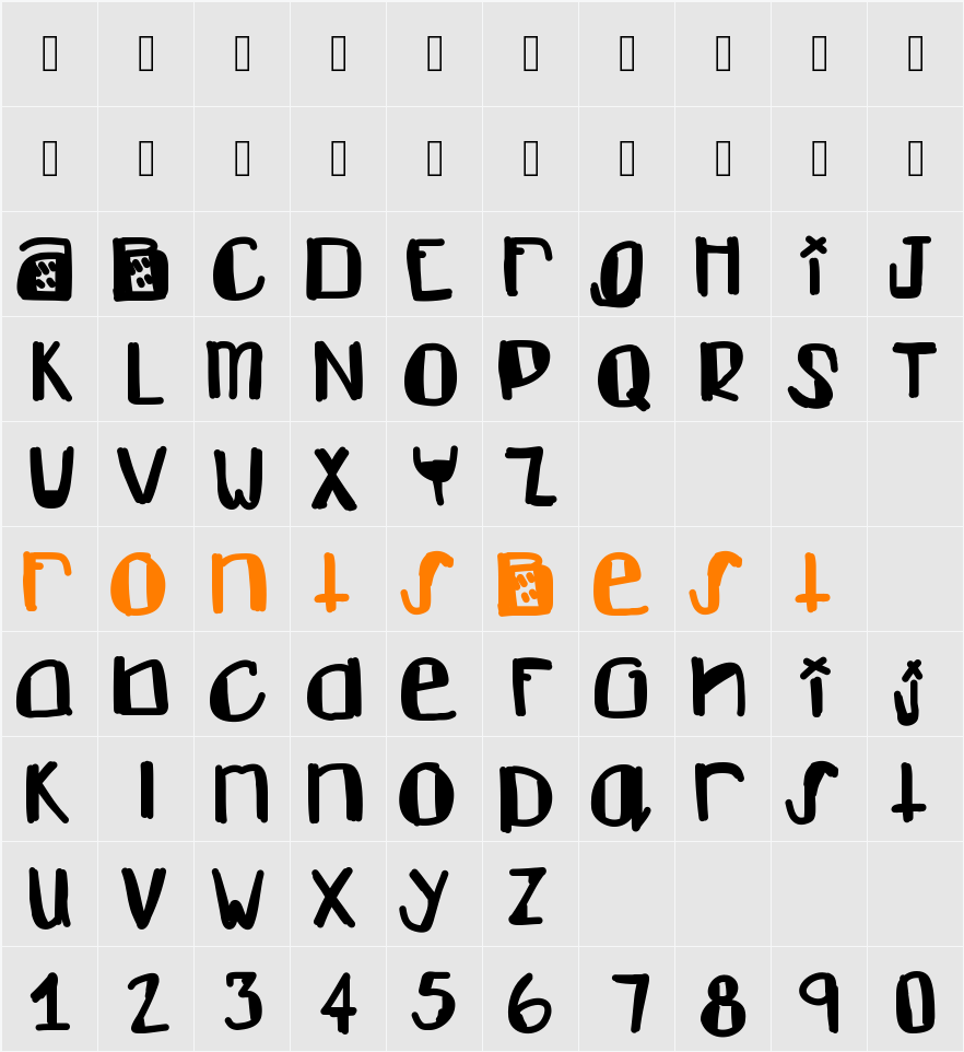 DontLike Character Map