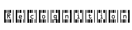 Recognition Font Image