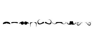 mustache Font Image