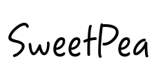 SweetPea Font Image