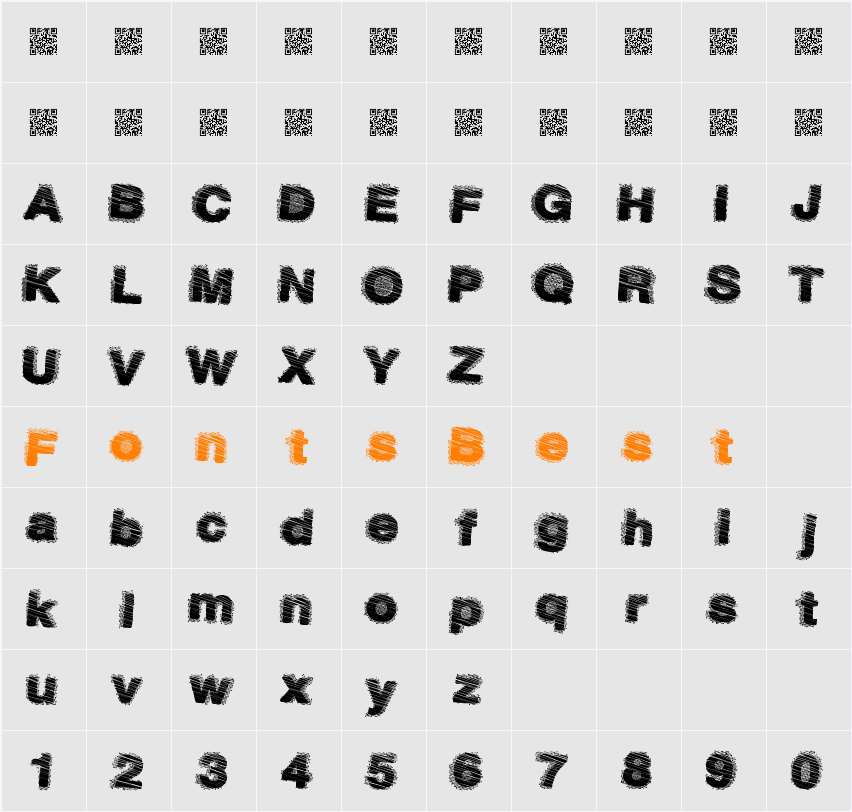 DustySalmon Character Map