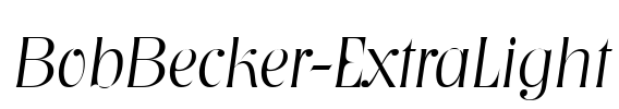 BobBecker-ExtraLight
