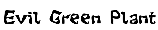 Evil Green Plant
