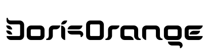 DorisOrange Font Image