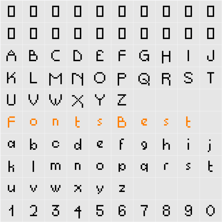 PropelRepel Character Map