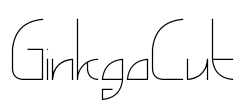 GinkgoCut Font Image