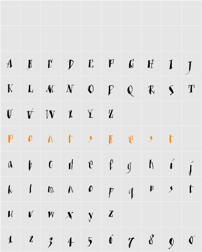 MKristall Character Map