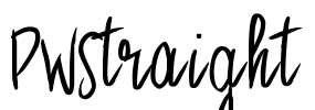 PWStraight Font Image