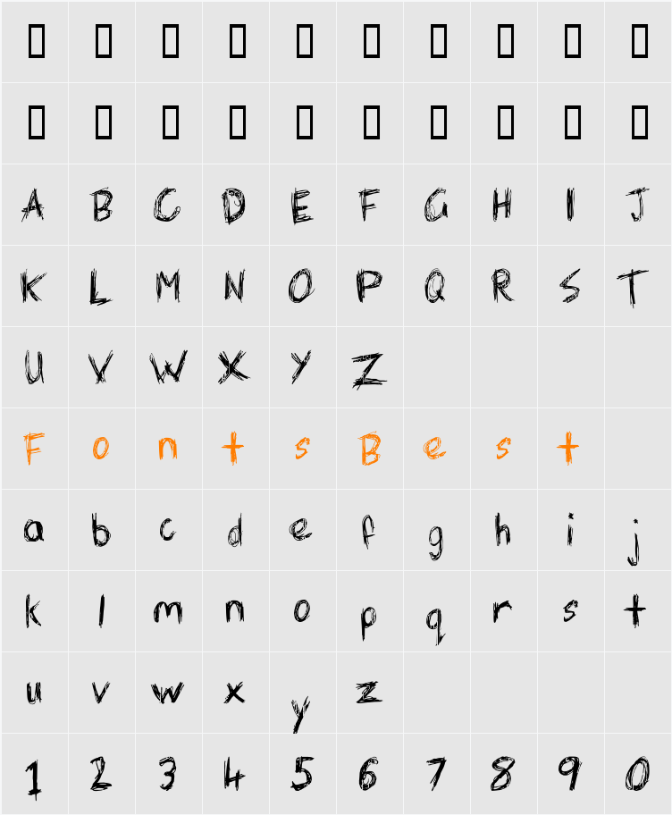 FormaTrauma Character Map