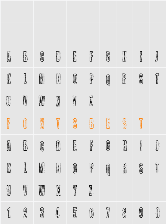 Kaktuspiste Character Map