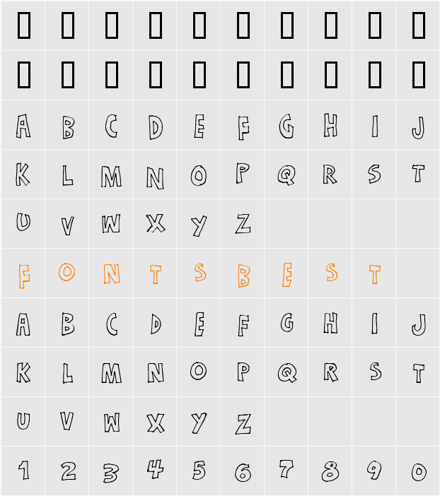 Just a dream Hollow Character Map