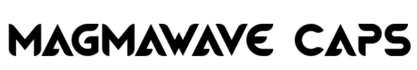 Magmawave Caps Font Image