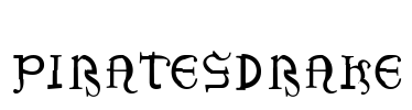 PiratesDrake Font Image