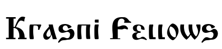 Krasni Fellows Font Image