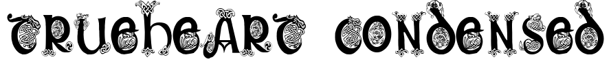 Trueheart Condensed Font Image