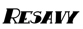 Resavy Font Image