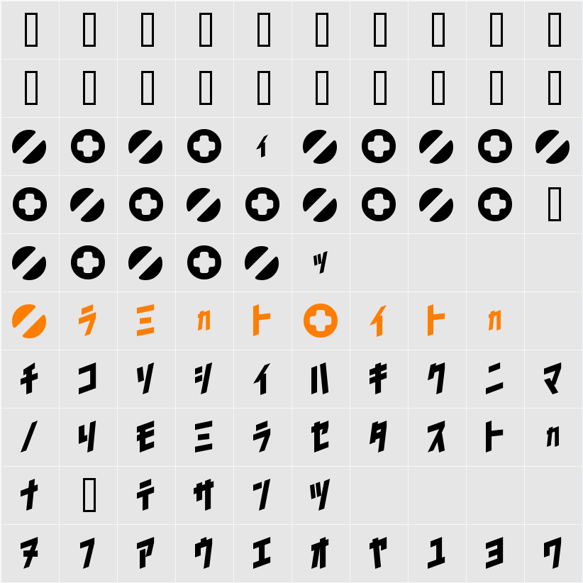 I2trigunMaximum Character Map