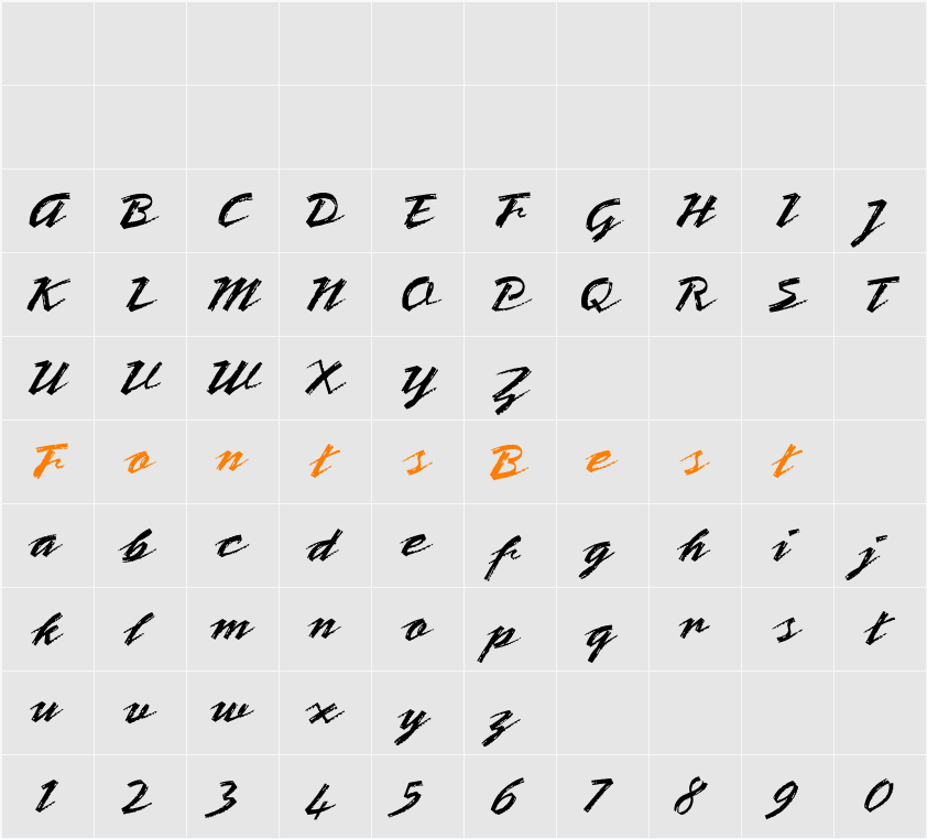 BronxPlain Character Map