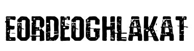 Eordeoghlakat Font Image